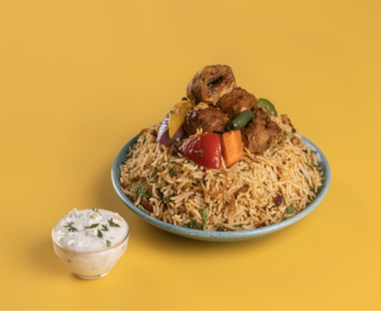 Veg Chaap Biryani
