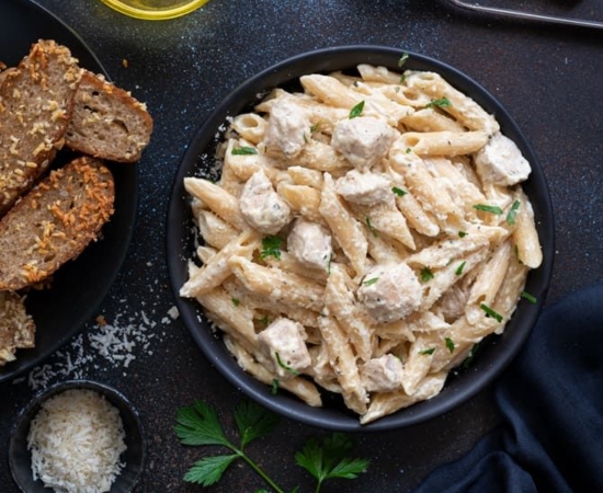 Veg White Sauce Pasta